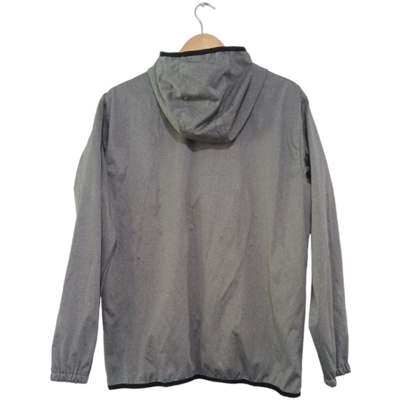 New Balance sz S Heathered Gray Lightweight Quarter Zip Pullover Lined Jacket - Picture 2 of 15